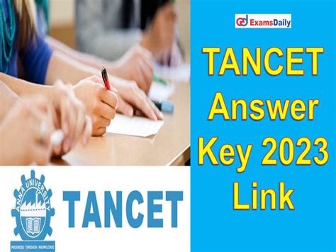 tancet answer key 2023
